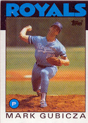 1986 Topps Baseball Cards      644     Mark Gubicza